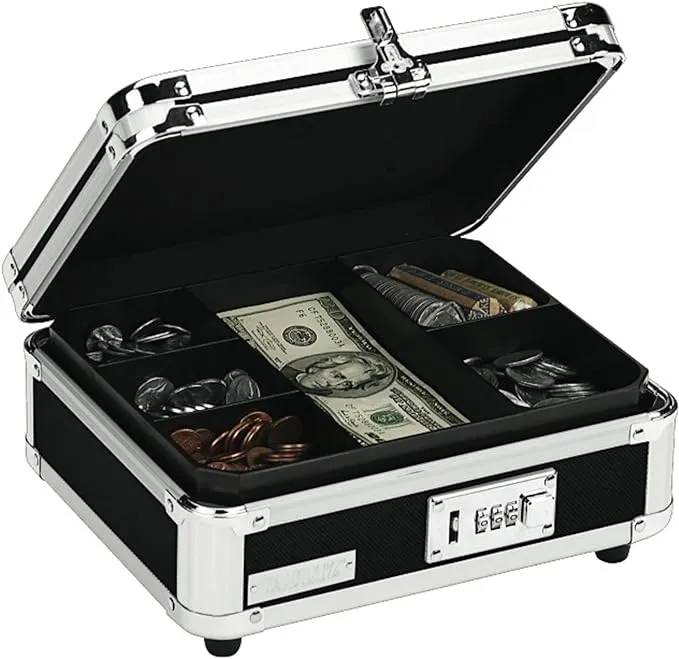 Vaultz Cash Box, Locking