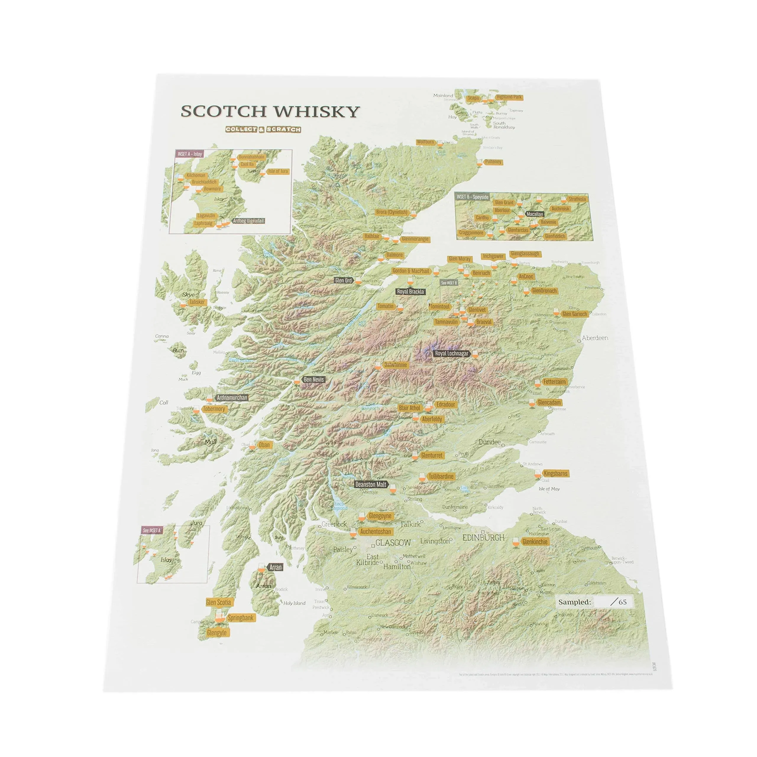 Whisky Distilleries Collect and Scratch Print [Book]