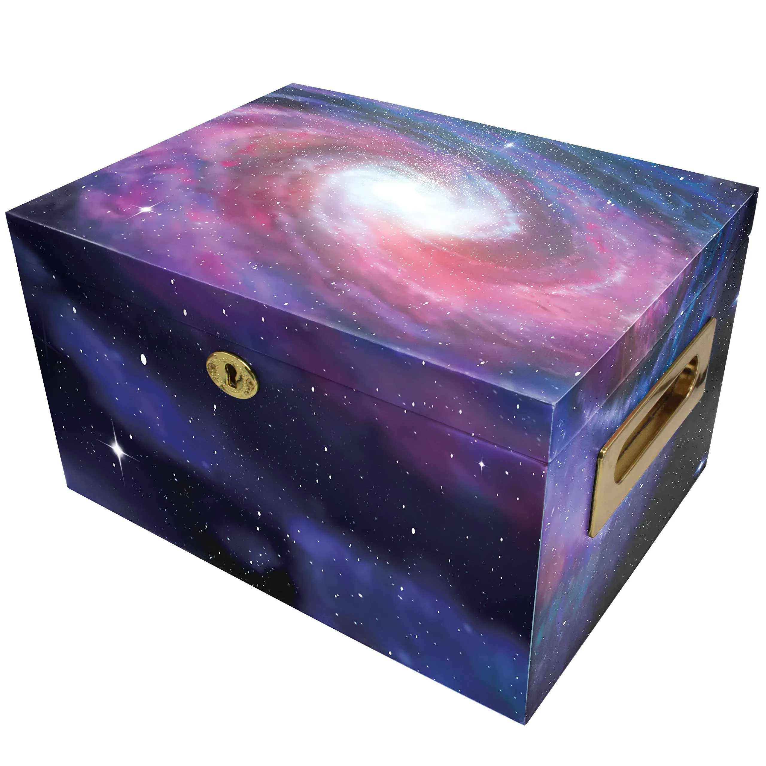 Celestial Galaxy Memorial Collection Chest Cremation Urn