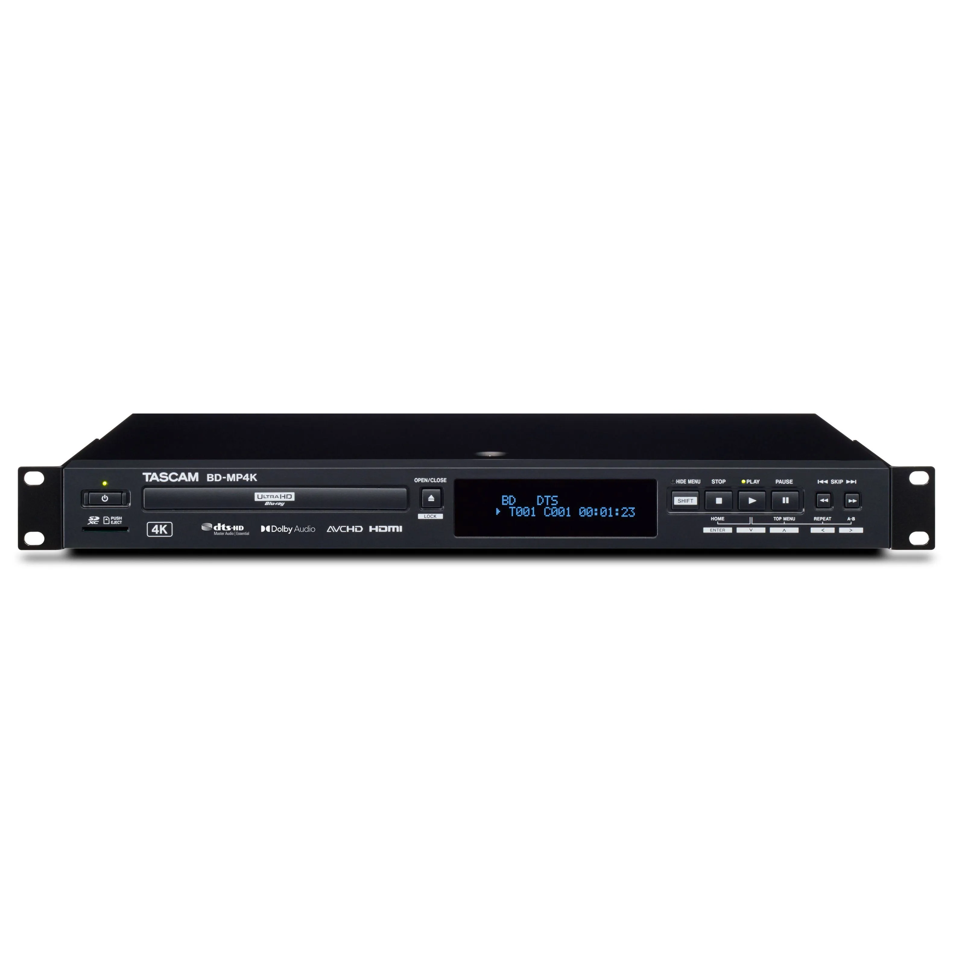 Tascam BD-MP4K Professional 4K/UHD Blu-Ray/Multi-Media Player