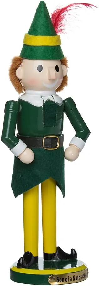 Kurt Adler 11" Wooden Buddy the Elf Nutcracker