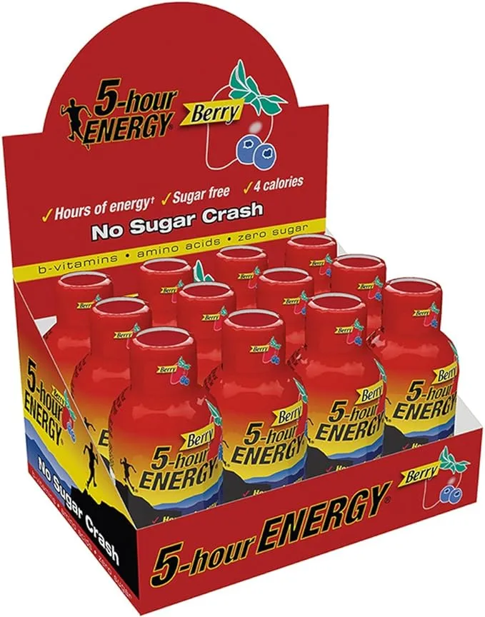 5-Hour Energy 5-Hour Energy Drink, Original, Per 12 Berry 