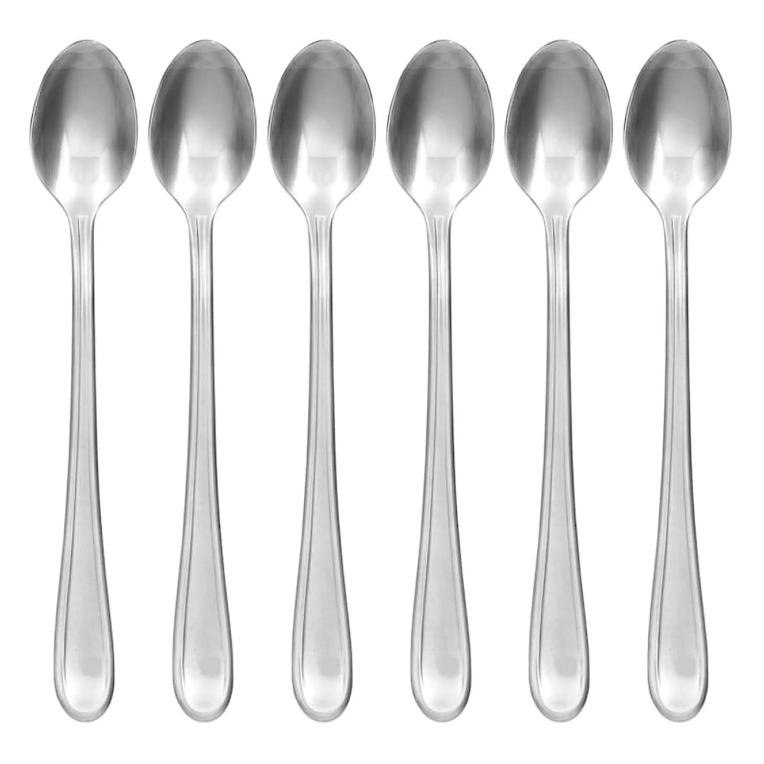 Cambridge 3207E9HCW08 Malibu Satin Iced Tea Spoons, Set Of 6