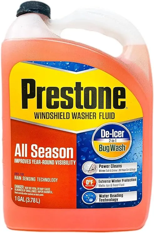 Prestone AS658P All Season 3-in-1 Year Round Windshield Washer Fluid