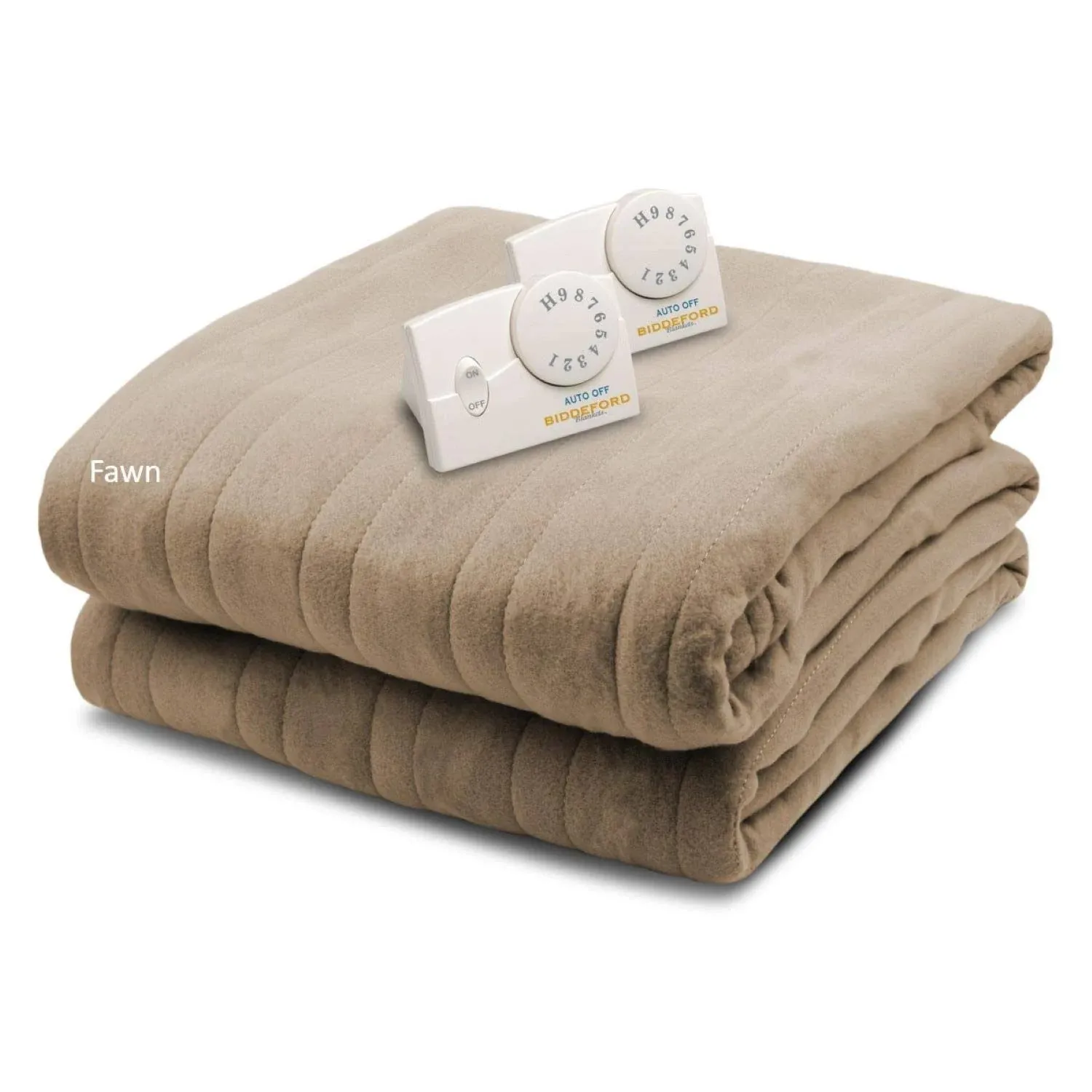 Biddeford Comfort Knit Heated Blanket Full Natural