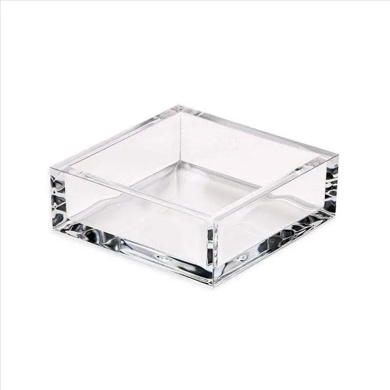 Caspari Acrylic Cocktail Napkin Holder - Clear