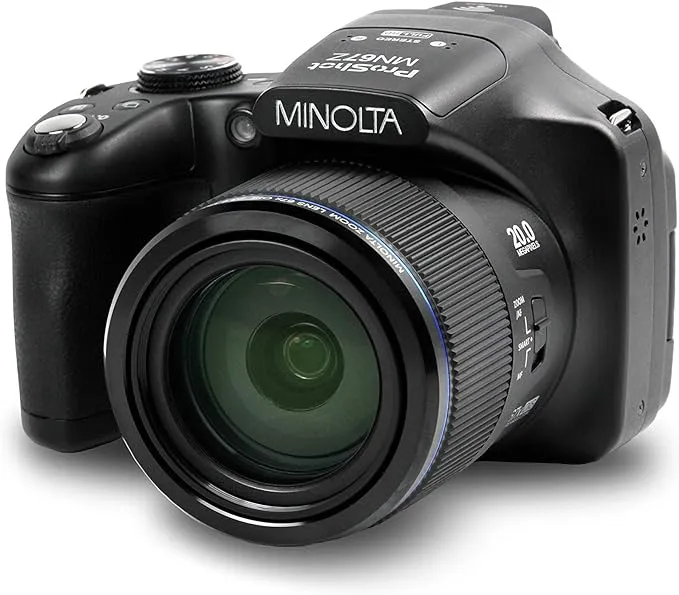 Minolta MN67Z 20MP 67x Optical Zoom Wi-Fi Bridge Camera