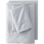 Lands' End 400 Thread Count Premium Supima Cotton No Iron Sateen Bed Sheet Set