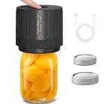 New Mason Jar Vacuum Ever Sealer Electric Kit Automatic Cordless Can➢