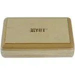 RYOT 3x5” Solid Top Box in Natural | Premium Wooden Box Perfect for Sifter - Monofilament Mesh Screen - Glass Base Tray - Prep Card - Pollen Catcher