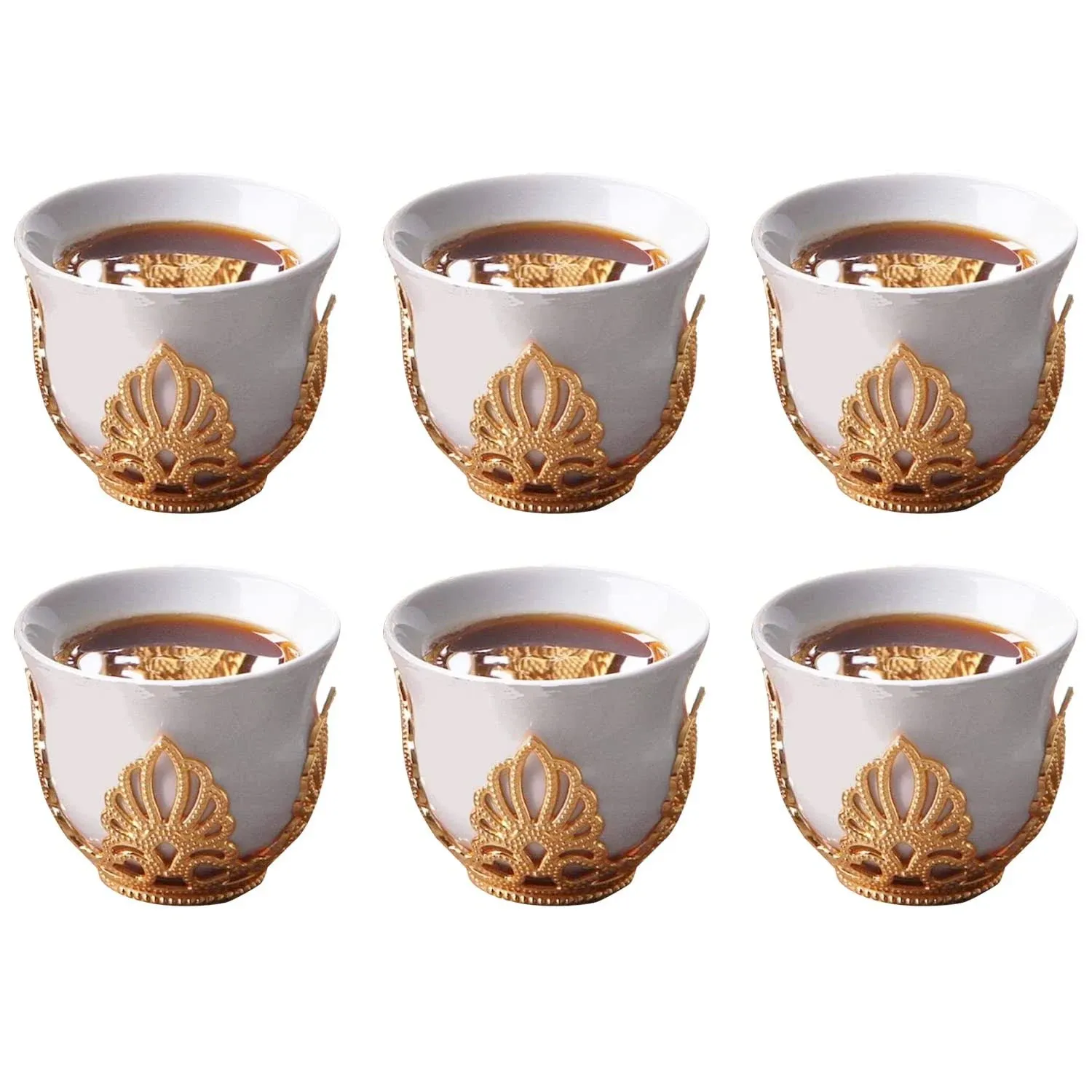 Mirra Coffee Cup Set of 6 with Holders