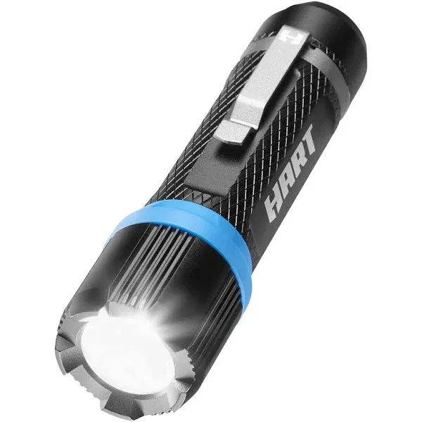 Hart LED Compact Flashlight, 500 Lumens, Water-Resistant