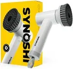 Synoshi Electric Cleaning Brush Spin Scrubber with 3 Replaceable Heads