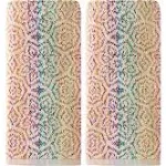 SKL Home Rhapsody 2 Piece Hand Towel Set Spice