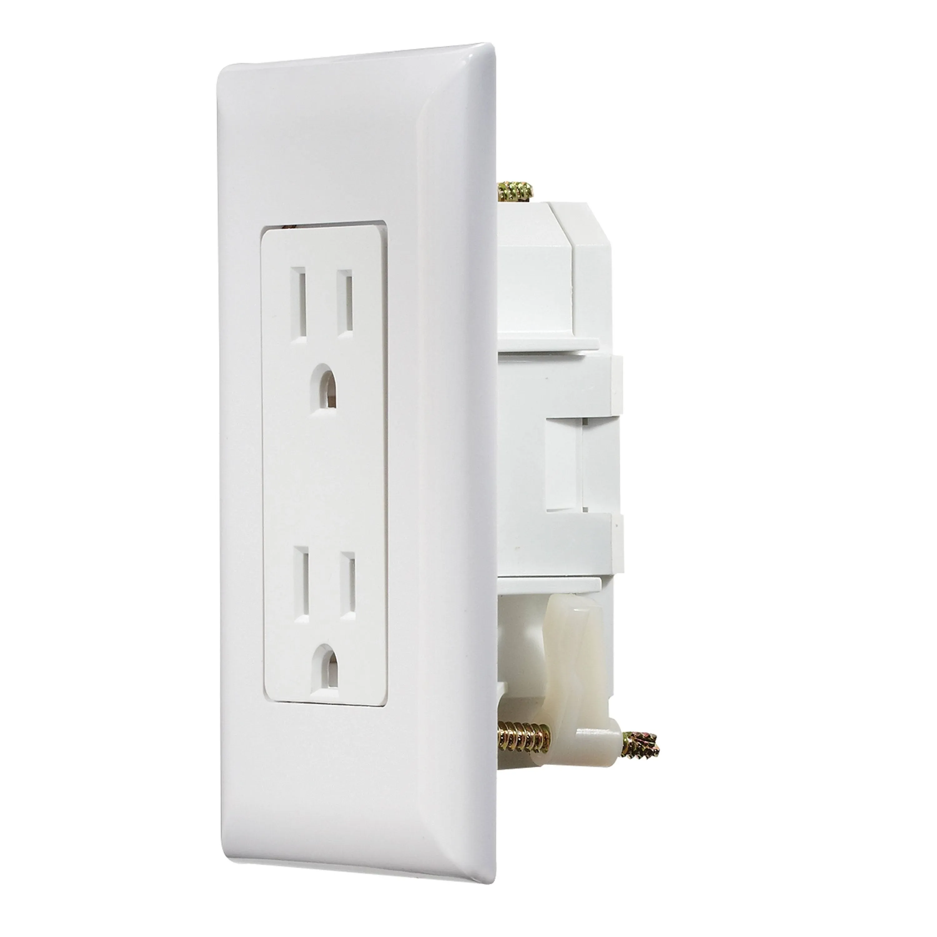 RV Designer Collection Dual Outlet with Cover Plate