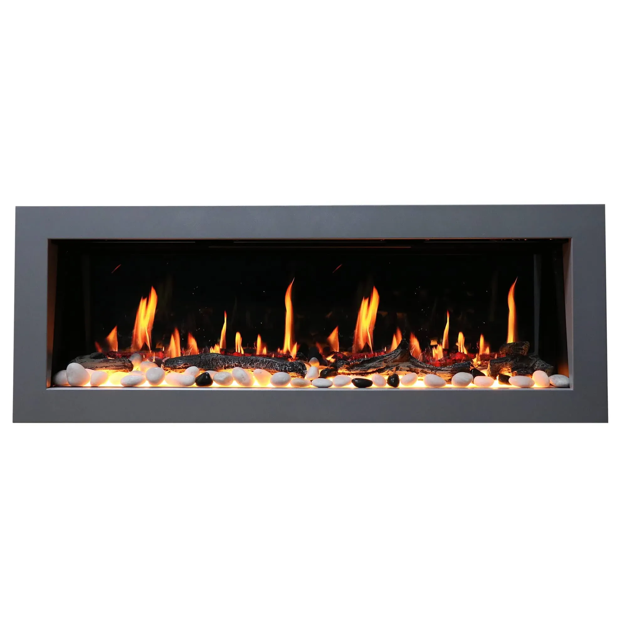 Litedeer Homes Latitude II - Smart Wall Mount Electric Fireplace (Multiple Sizes and Options)