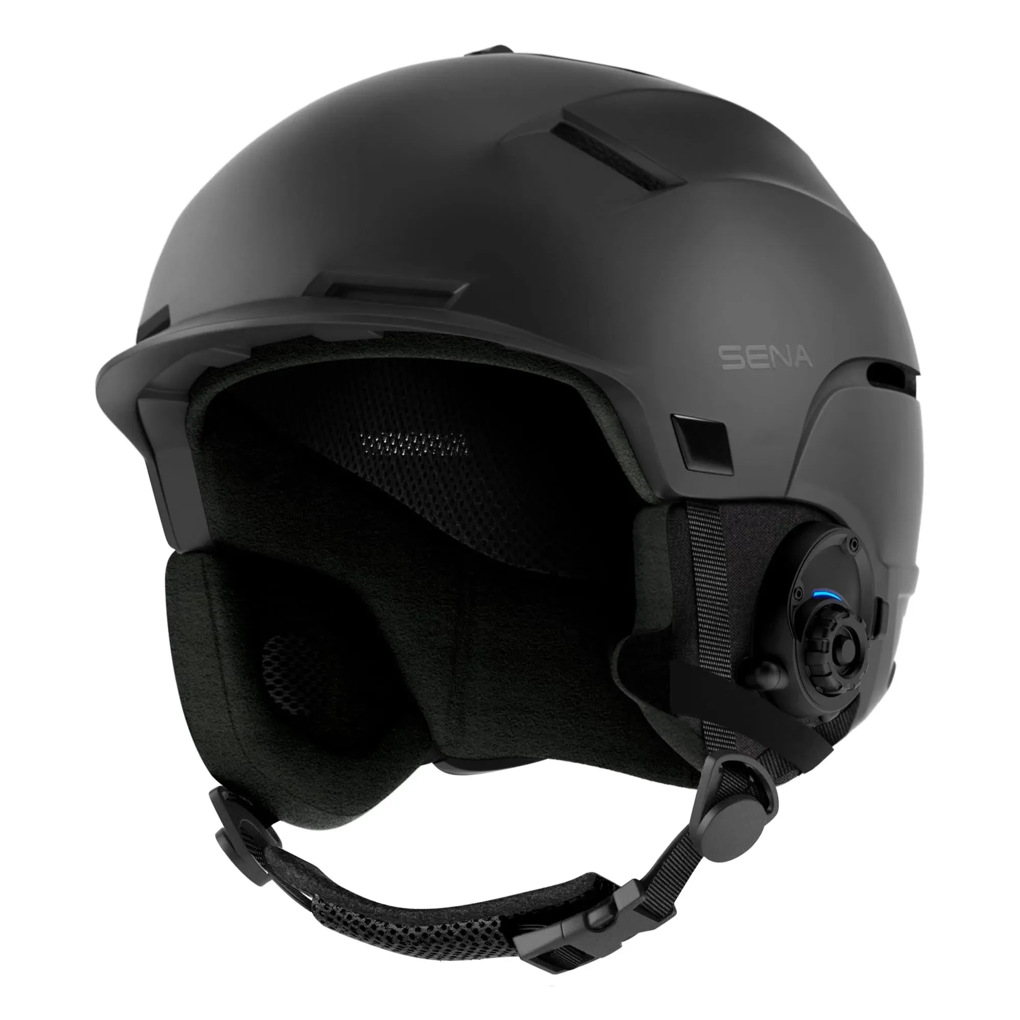 Sena Latitude S1 Snow Ski Helmet Speakers Mic Bluetooth Intercom Large Black NEW