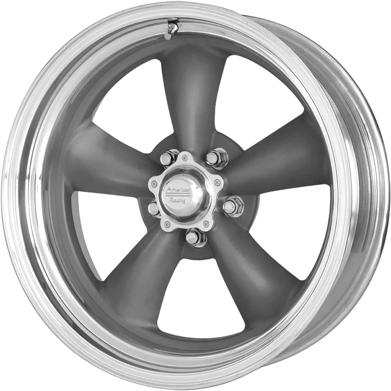 22x9 American Racing VN215 Classic Torq Thrust II Gray Wheel 5x5.5 (15mm)