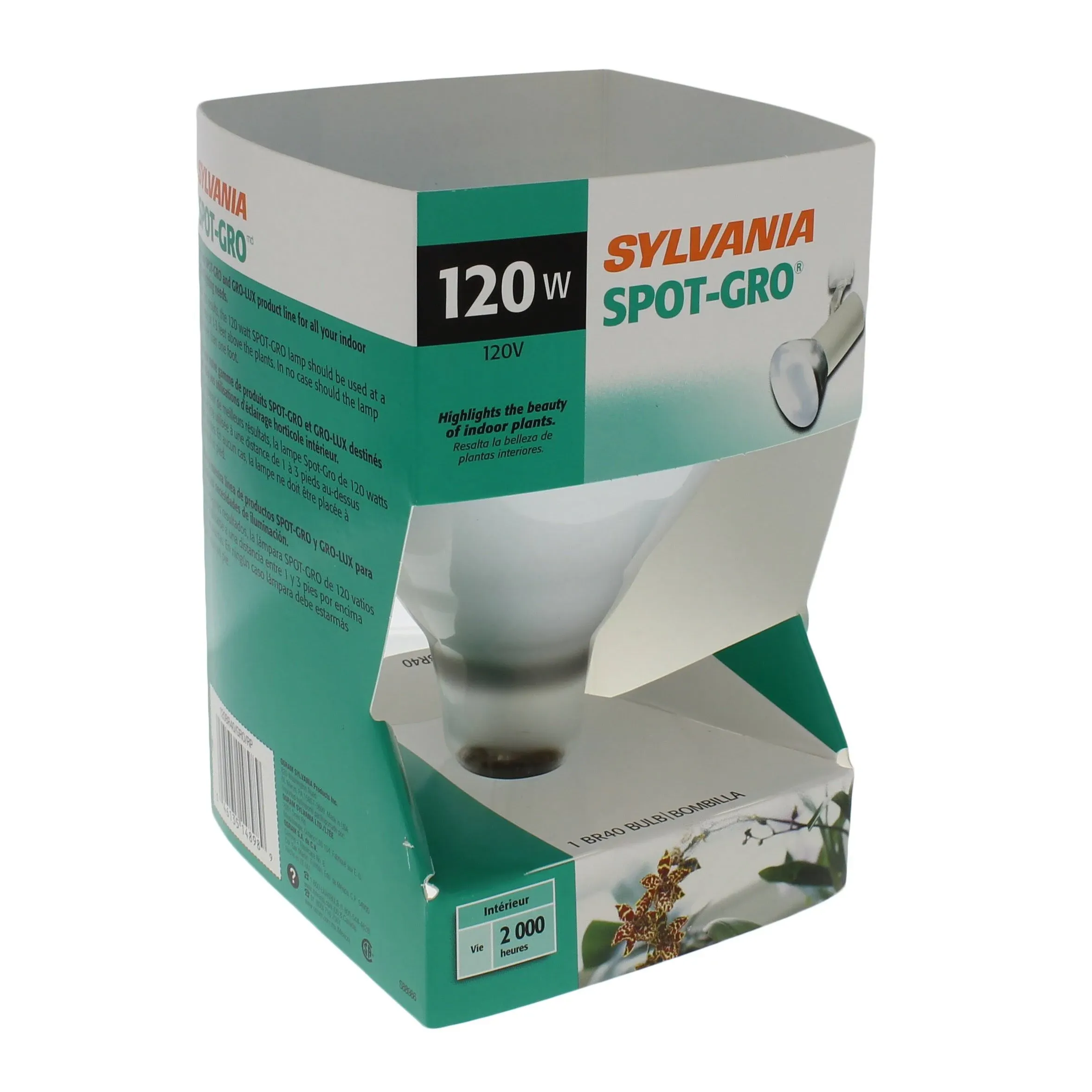 Sylvania 15836 Bulb BR40 Incan Spotgro