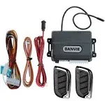 BANVIE Car Keyless Entry System, Car Central Power Door Lock with 4 Button Remote Control Transmitter, Electrical Anti-Theft installations for Vehicles