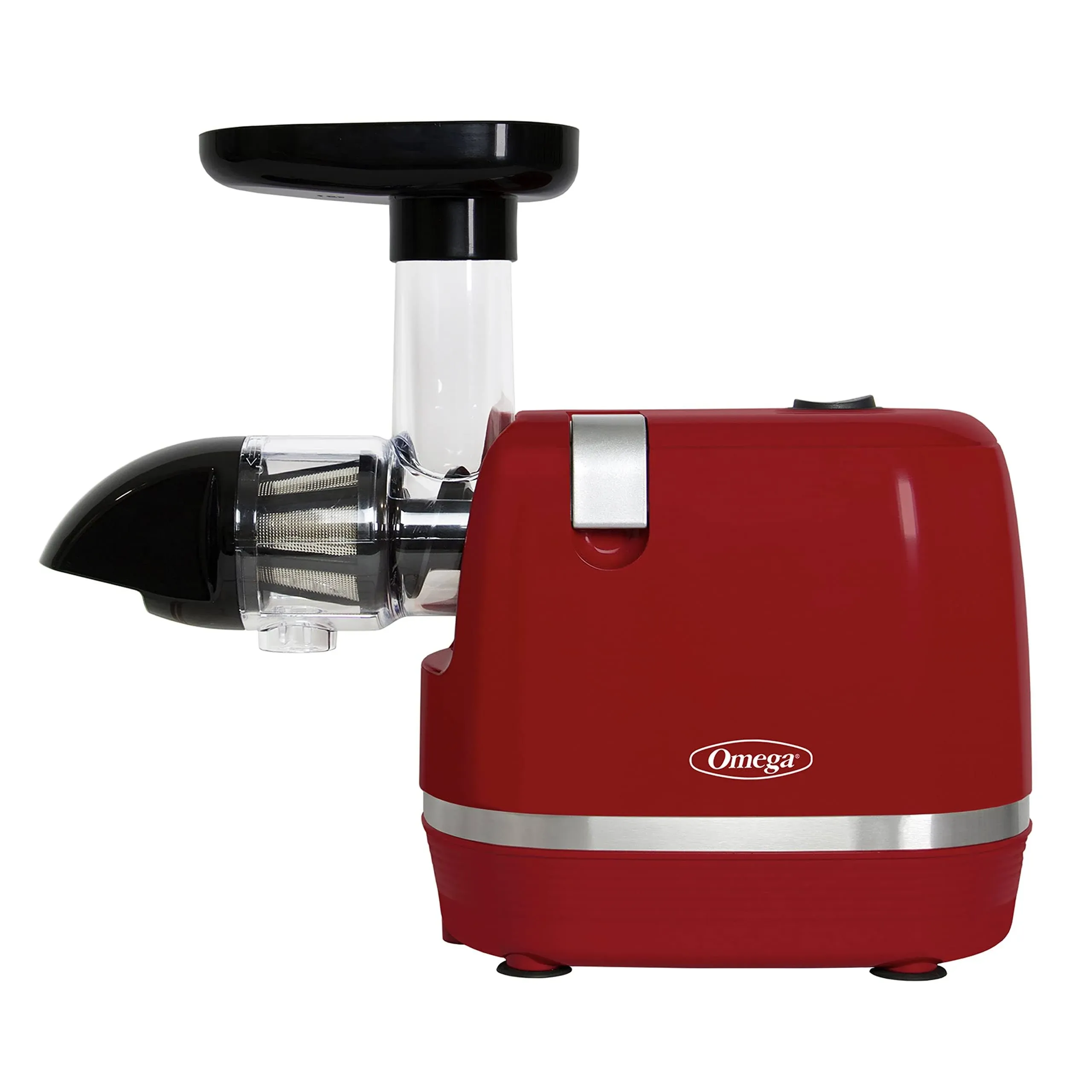 Omega Cold Press 365 Horizontal Compact Masticating Juicer, Red