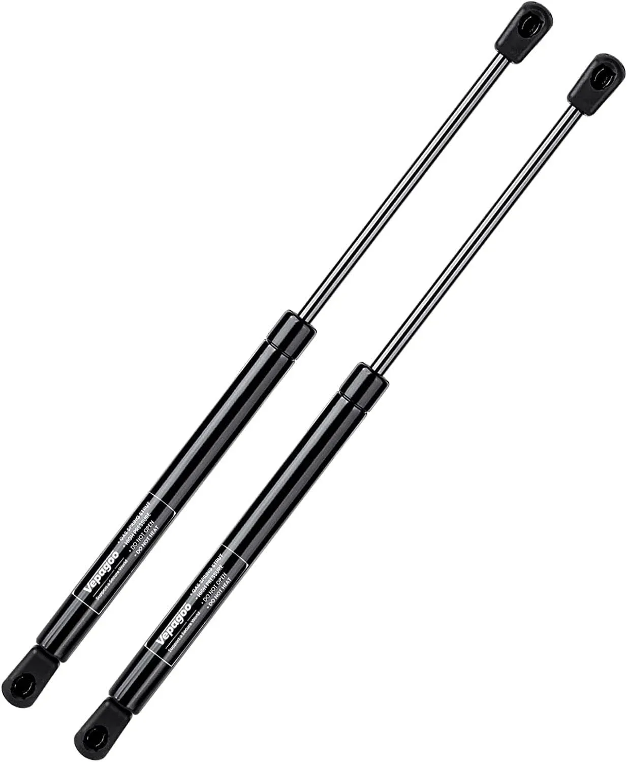 C16-06389 14 inch 24Lbs/108N Gas Shocks Struts Lift Support for Leer Camper Shell Truck Topper Rear Window, Pickup Toolbox Lid Door, Set of 2 Vepagoo.