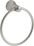 Kohler K-21955 Tempered 6-7/8" Wall Mounted Towel Ring - Vibrant Brushed Nickel