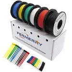 12 AWG Silicone Wire, 10ft x 6 Colors, 680 Strands, Tinned Copper, 165A, Wide...