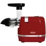 Omega Cold Press 365 Horizontal Compact Masticating Juicer, Red