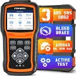 OBD2 Scanner Diagnostic Tool FOXWELL NT630 Plus, Car Code Reader ABS Bleeding Scan Tool SRS Scanner Bidirectional Control with Airbag Light Reset SAS Calibration Oil Light EPB Service Tool