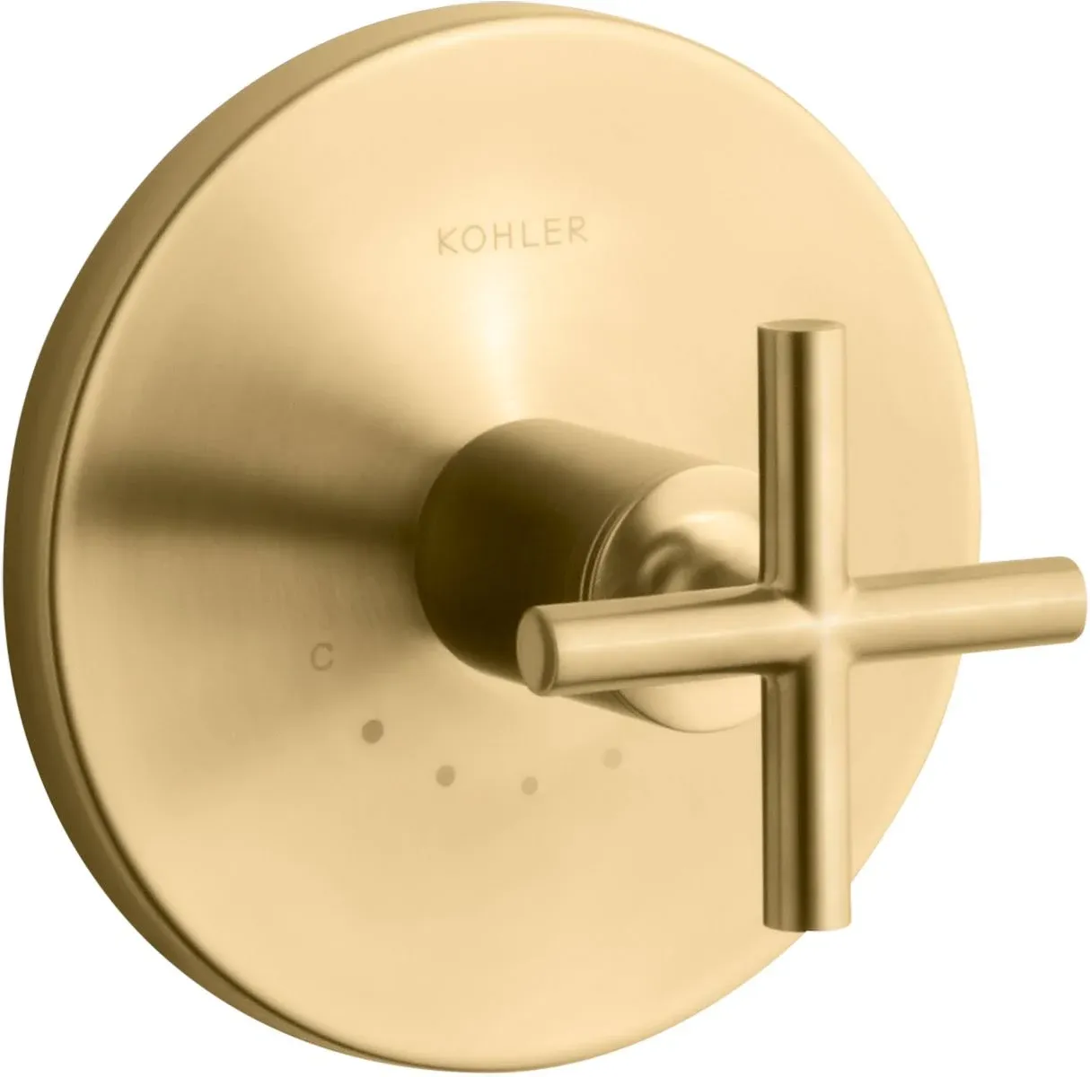 Kohler Purist Valve Trim with Cross Handle for Thermostatic Valve