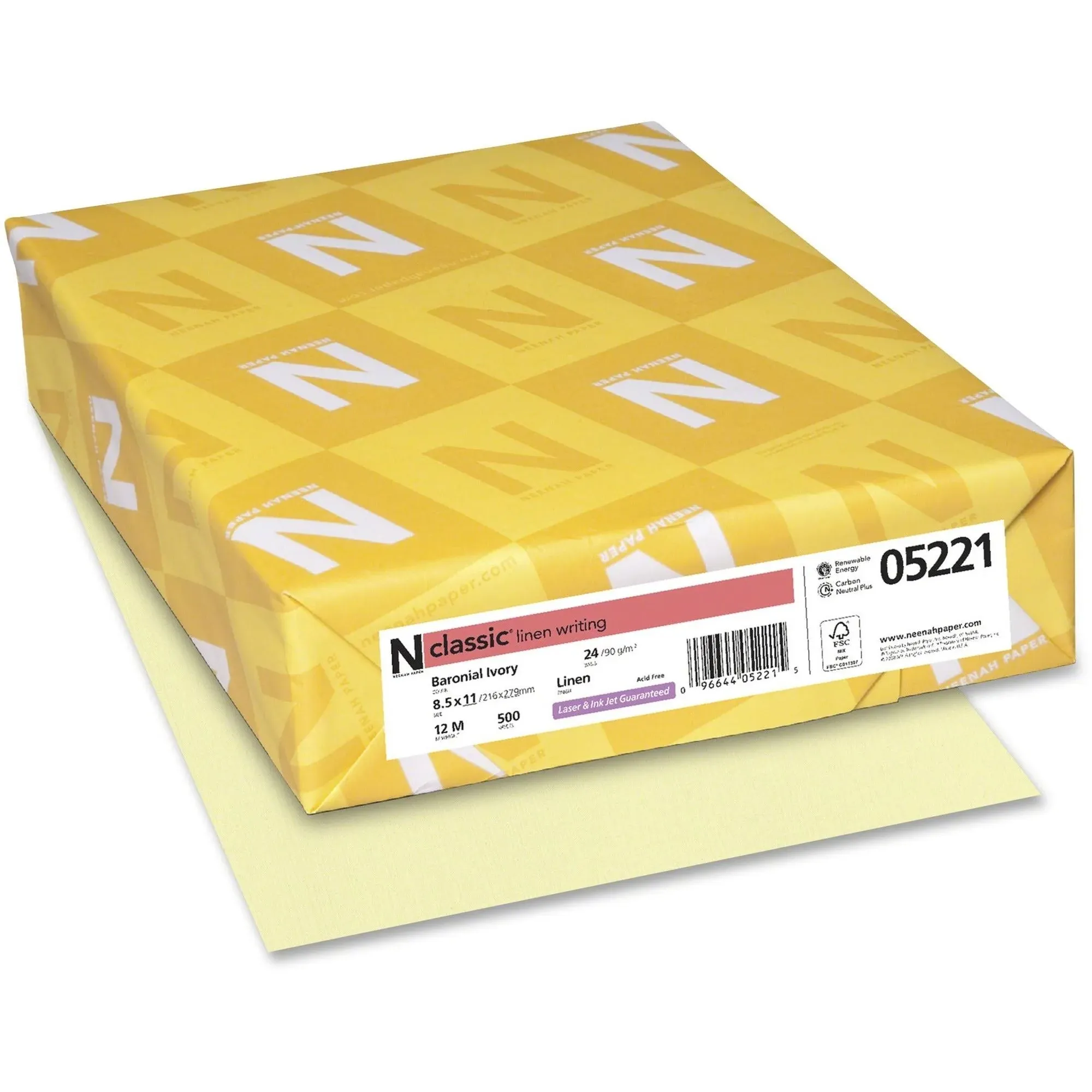 Neenah Paper Classic Linen Stationery 24 lb