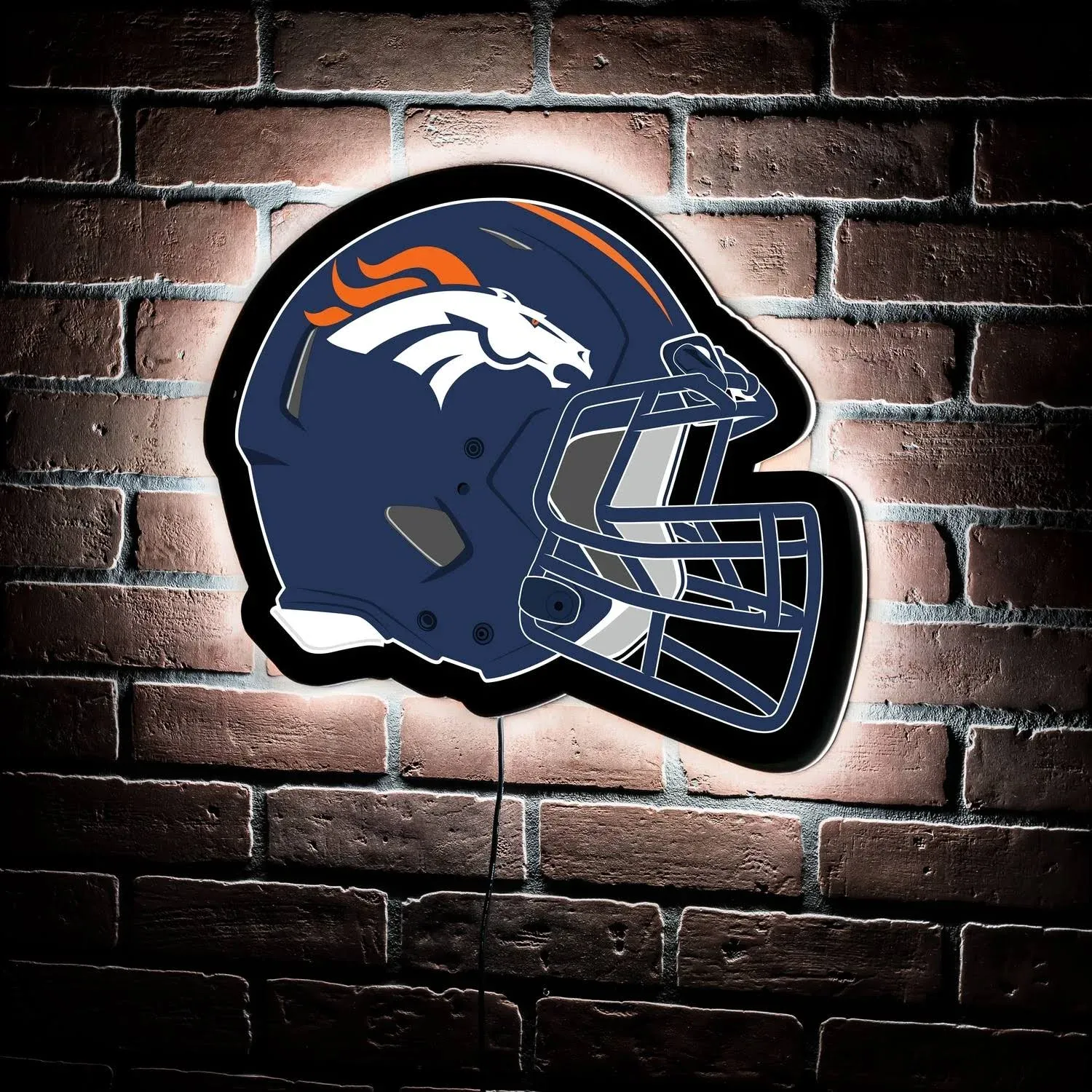 Evergreen Enterprises NFL Round LED Wall Light ,Broncos