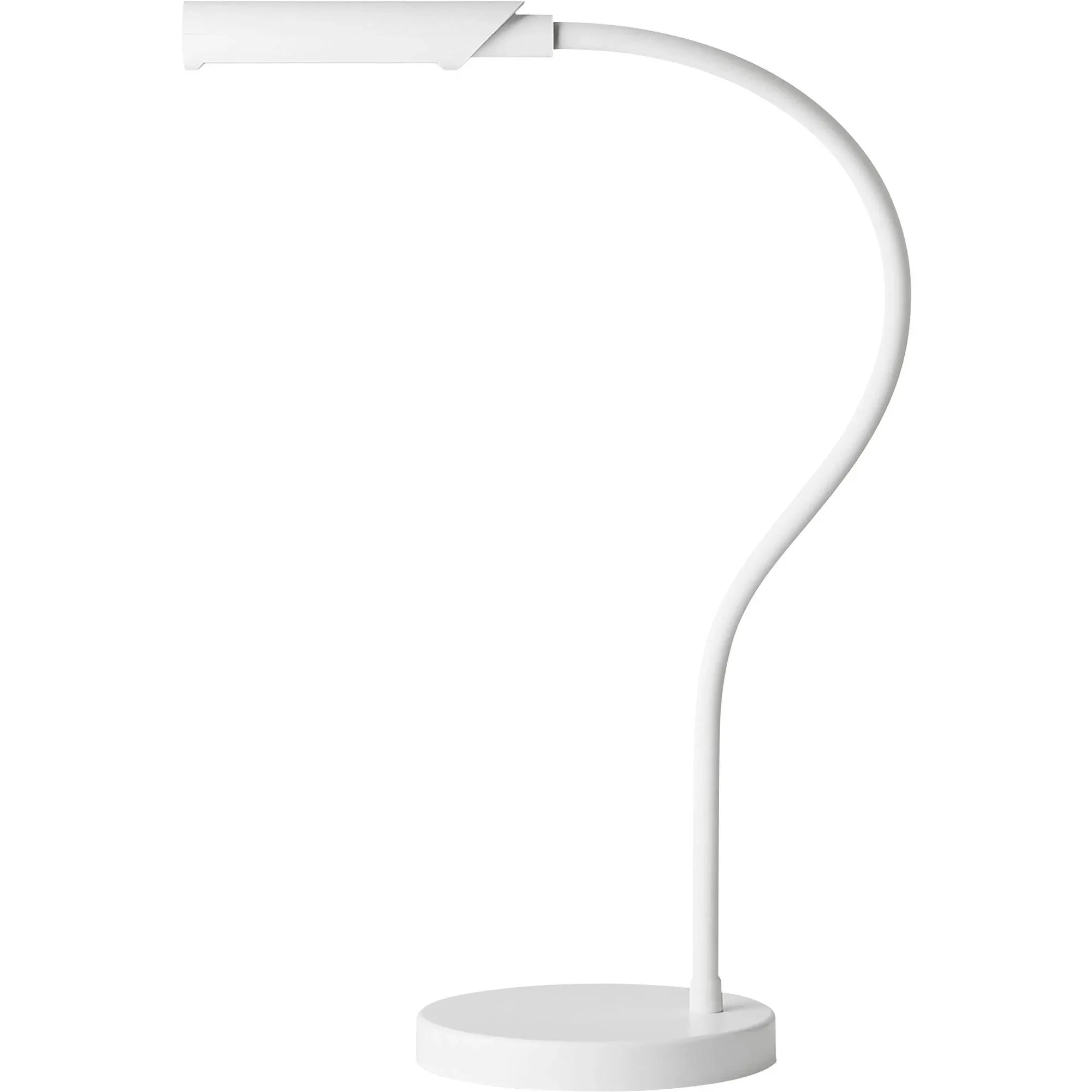 Reliable UberLight Flex 4100TL Task Light – LED Portable Desk Light with Base, USB Connection, 26.5” Flexible Gooseneck, 270° Rotational Head, 9 Light Settings, and up to 60,000 Hours of Use (White)