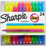 Pocket Style Highlighters, Assorted Ink Colors, Chisel Tip, Assorted Barrel Colors, 24/pack