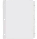 Avery Big Tab Printable White Label Tab Dividers