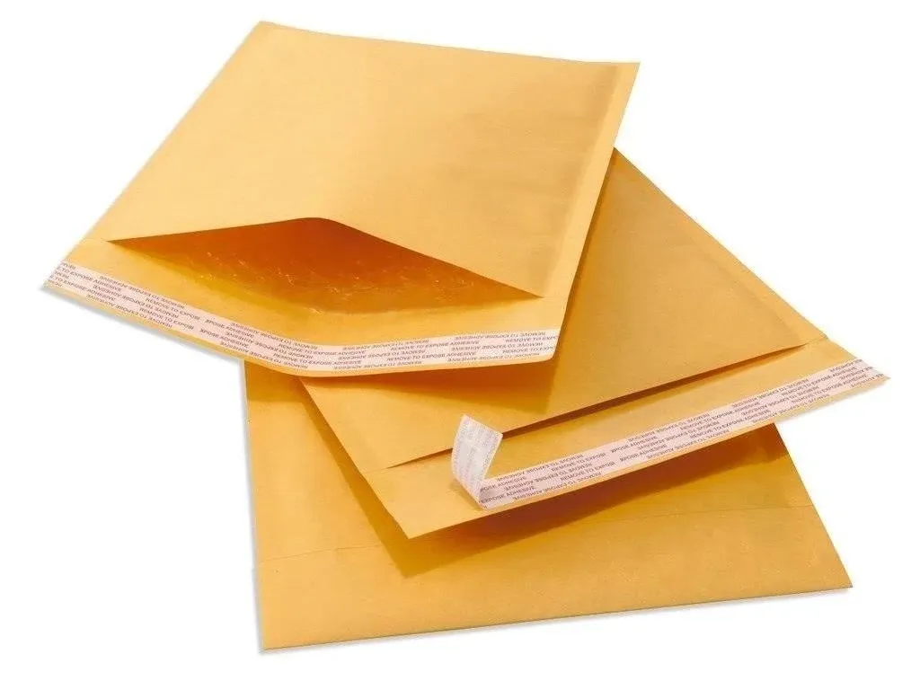 1000 #000 4x8 Kraft Paper Bubble Padded Envelopes Mailers Shipping Case 4&#034;x8&#034;