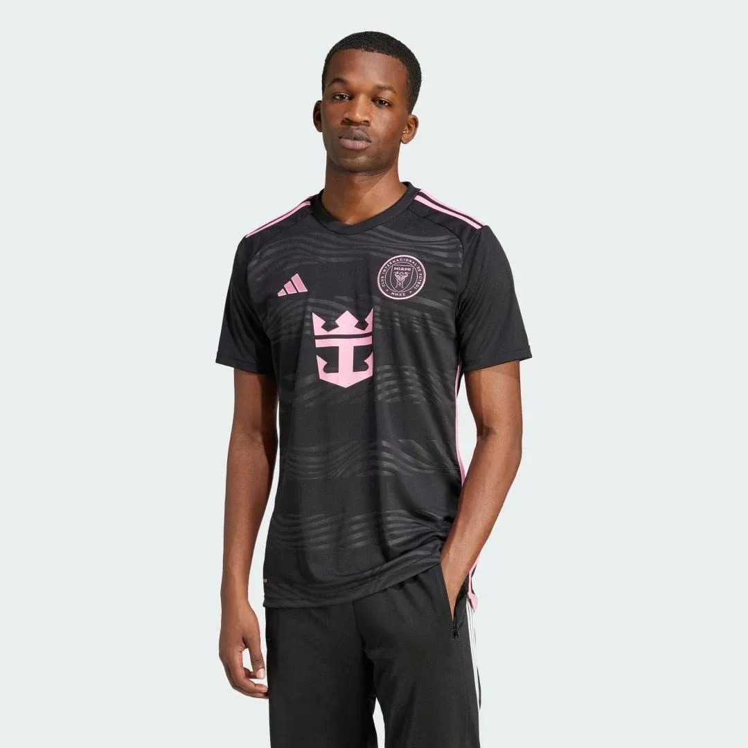 adidas Inter Miami Men's Lionel Messi #10 2024 La Noche Away Black Jersey - JE9744 - IMCF A JSY N