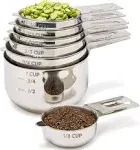 Simply Gourmet 7 Piece Measuring Cups with 1/8 Cup Coffee Scoop