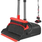 Kelamayi Broom and Dustpan Set for Home,Broom and Dustpan Set, Broom Dustpan Set, Broom and Dustpan Combo for Office, Indoor&Outdoor Sweeping, Stand