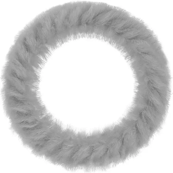 HighnessHwoo Fuzzy Winter Steering Wheel Covers for Women Warm Cute Fluffy Car ...