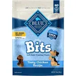 Blue Buffalo Bits Natural Chicken Recipe Soft-Moist Training Dog Treats 11 oz