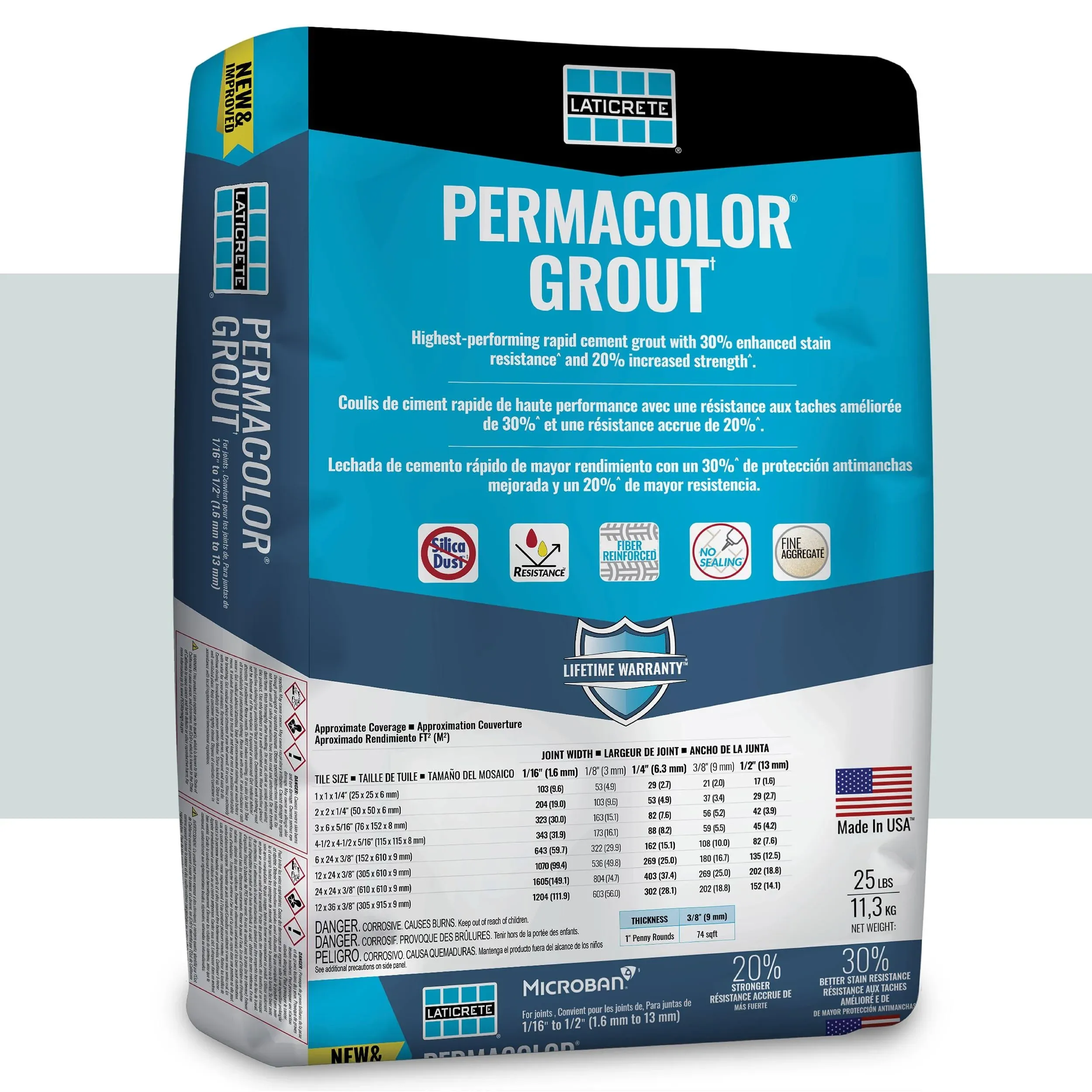 Laticrete PERMACOLOR Grout - 25 lbs