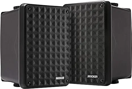 Kicker KB6 Outdoor/Indoor Speakers - Black