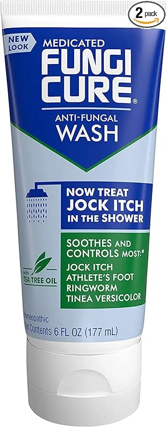 FUNGICURE Medicated Anti-Fungal Jock Itch Wash, 6 Fl Oz