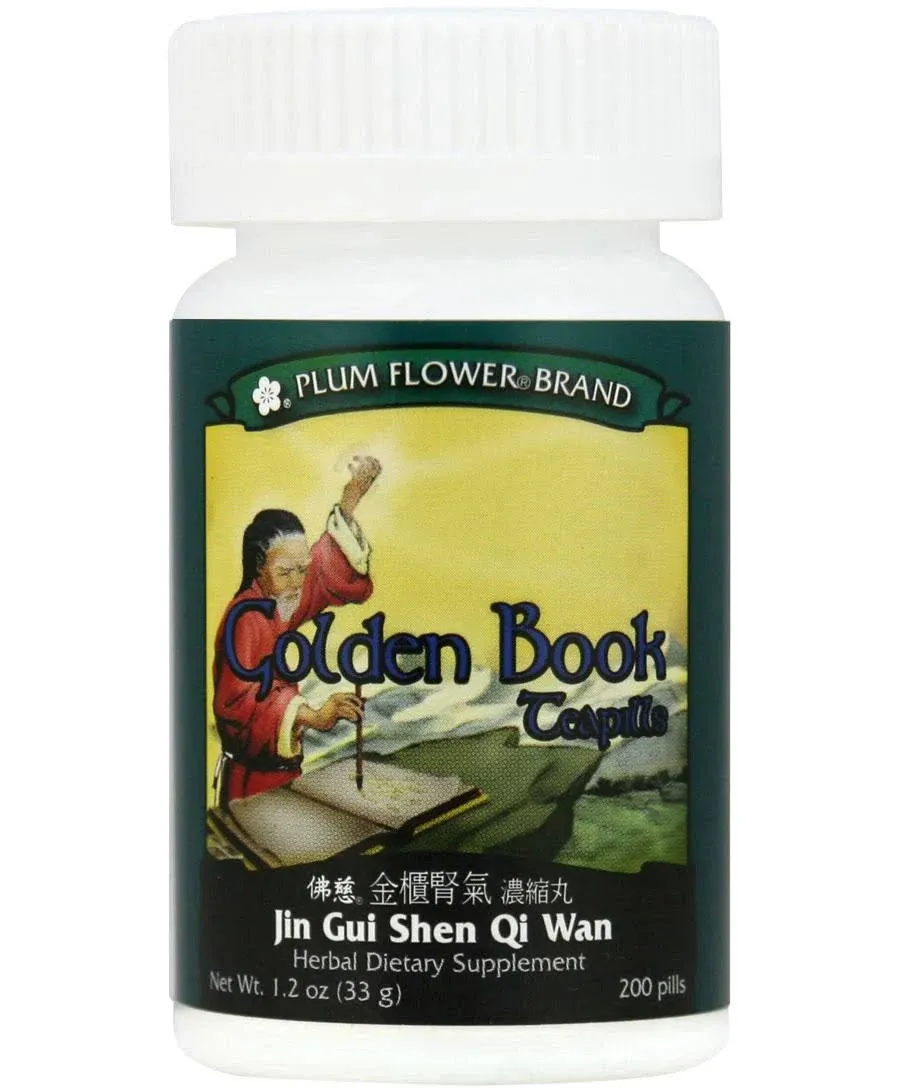 Golden Book (Jin GUI Shen Qi Wan), 200 ct, Plum Flower