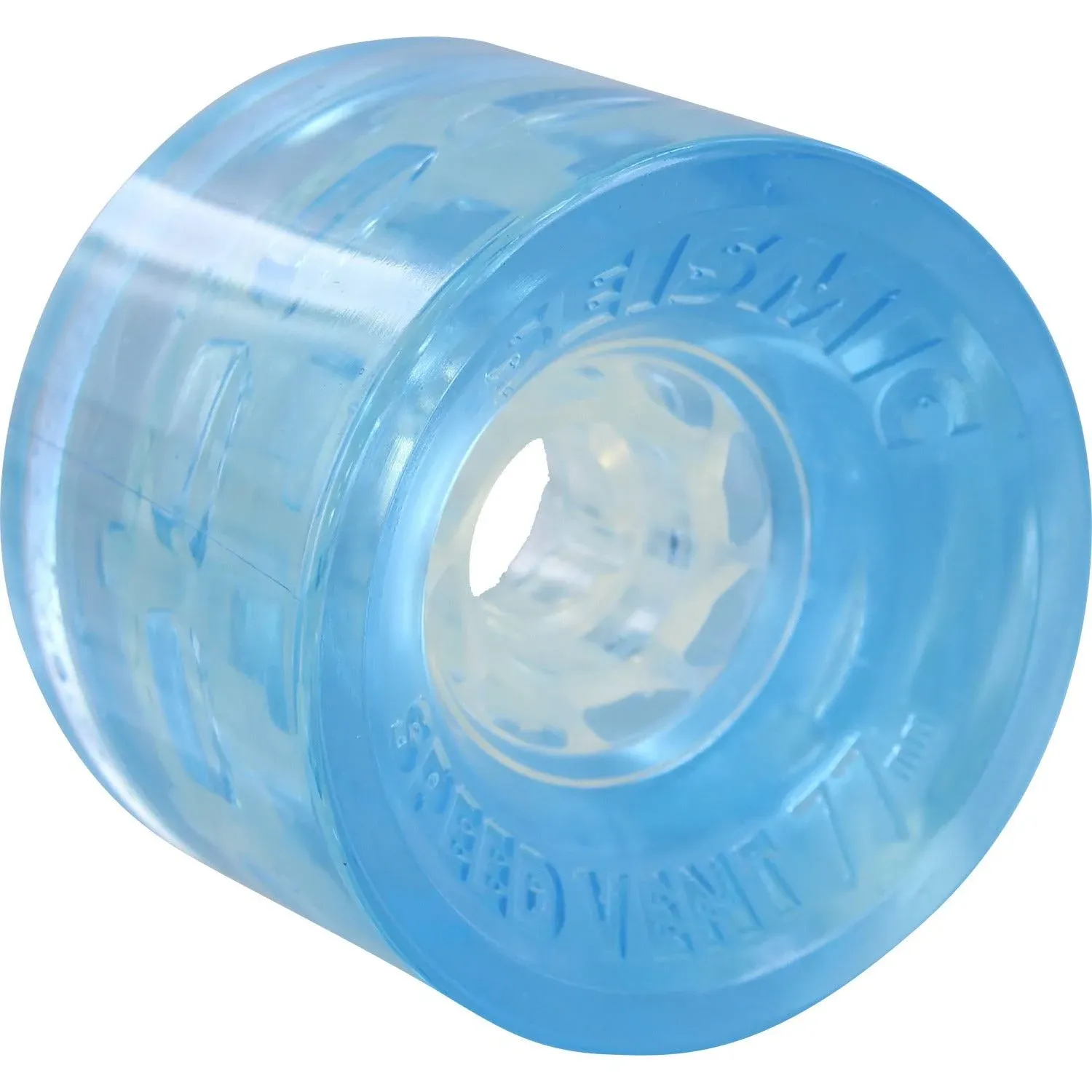 Seismic Speed Vent 77a Longboard Wheels - Clear Blue - 77mm