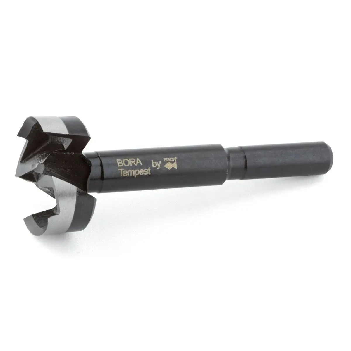 BORA BFB-009706 1/2" Dia Tempest Forstner Bit 3-1/2" OAL, Round 1/4" Shank for Wood Drilling Ideal for Cabinet Making and Fine Woodworking Projects