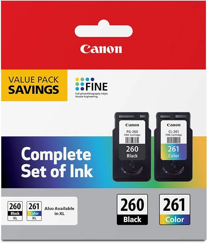 Canon PG-260 Black /CL-261 Color Value Pack