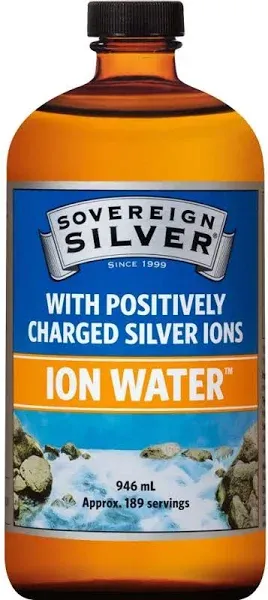 Sovereign Silver Bio-Active Silver Hydrosol, 10 ppm, 32 fl oz (946 ml)